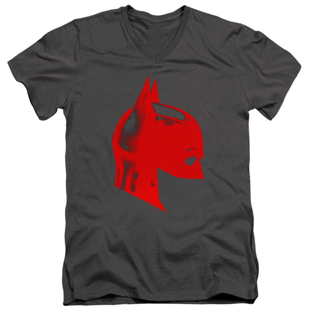 The Batman Face Mask Licensed Adult Unisex T-Shirt V-Neck Tee SM-2X