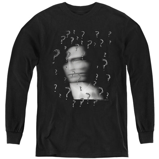 The Batman The Riddler? Licensed Youth Long Sleeve T-Shirt (Ages 8-12) SM-XL