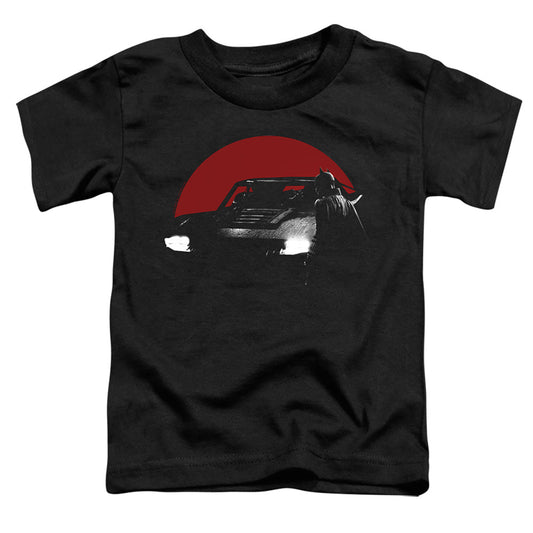 The Batman Red Moon And Batmobile Licensed Toddler T-Shirt SM-LG
