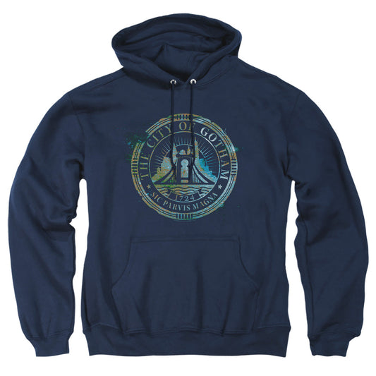 The Batman City Of Gotham Licensed Adult Unisex Hoodie Pullover SM-3X
