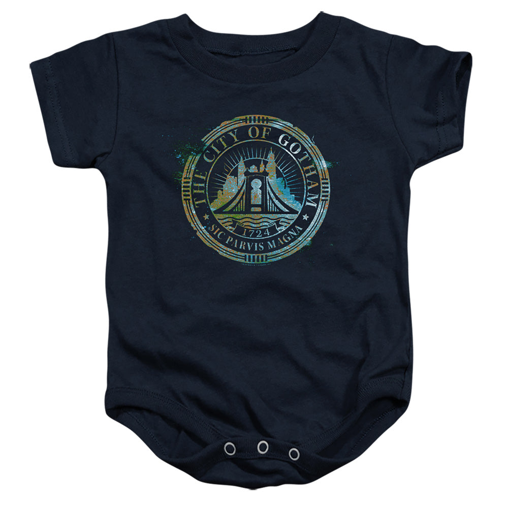 The Batman City Of Gotham Licensed Baby Bodysuit SM-XL