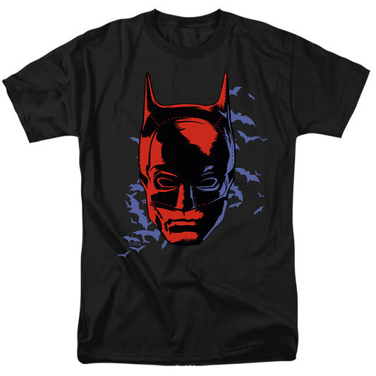 The Batman Shadowed Headshot Licensed Adult Unisex T-Shirt Regular Fit Tee SM-5X