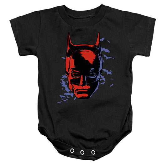 The Batman Shadowed Headshot Licensed Baby Bodysuit SM-XL