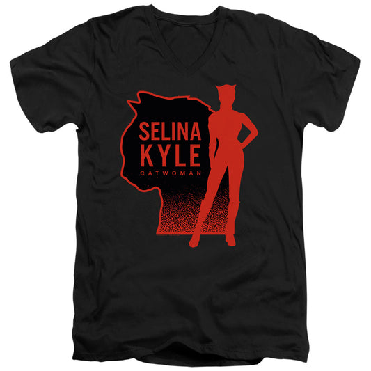The Batman Selina Kyle Catwoman Licensed Adult Unisex T-Shirt V-Neck Tee SM-2X