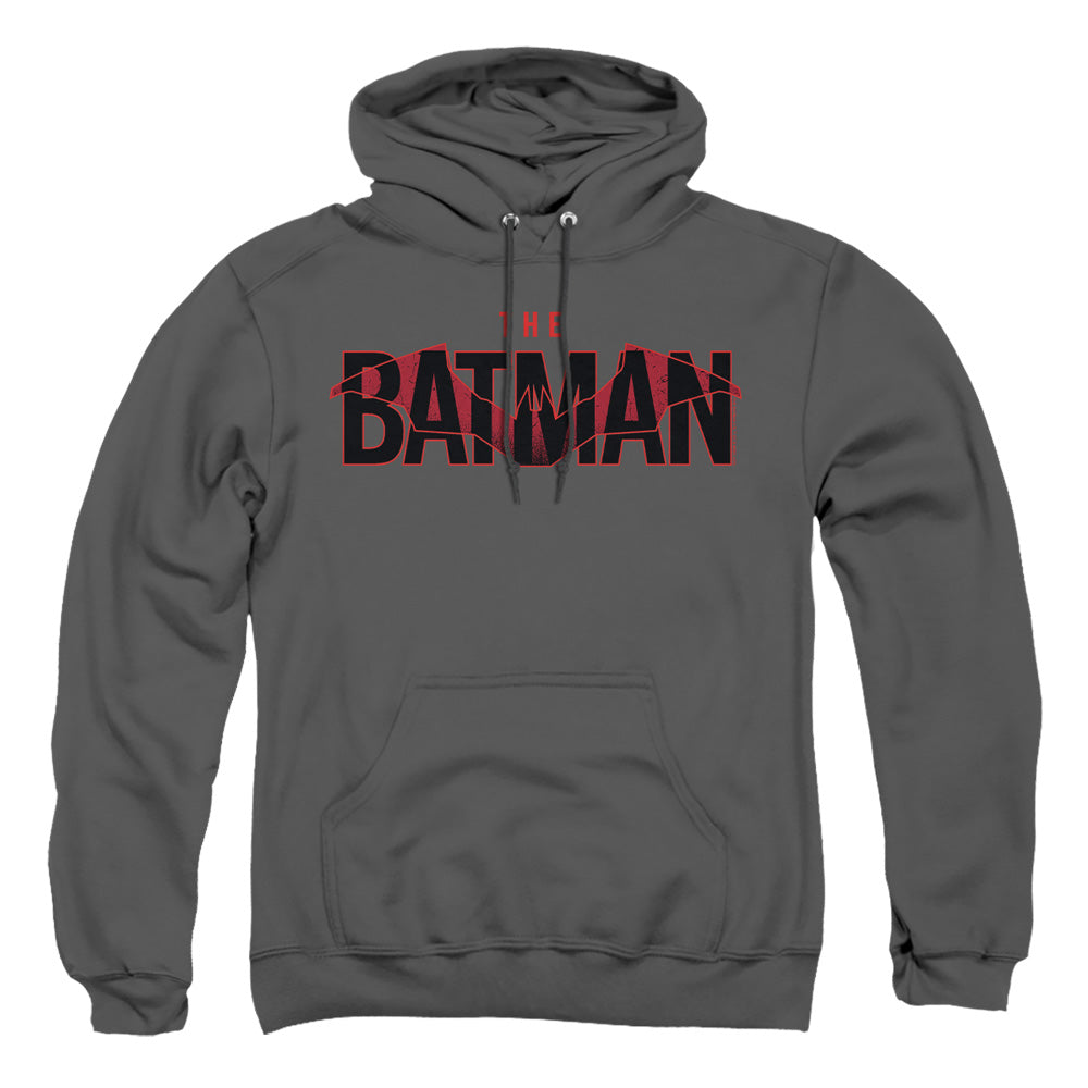 The Batman Logo With Red Bat Licensed Adult Unisex Hoodie Pullover SM-3X