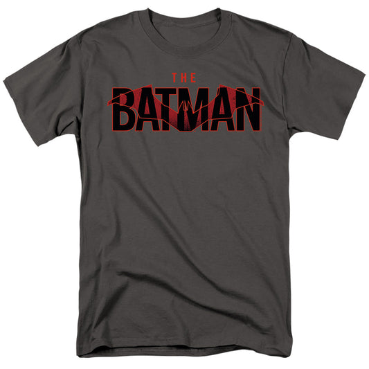 The Batman Logo With Red Bat Licensed Adult Unisex T-Shirt Regular Fit Tee SM-5X