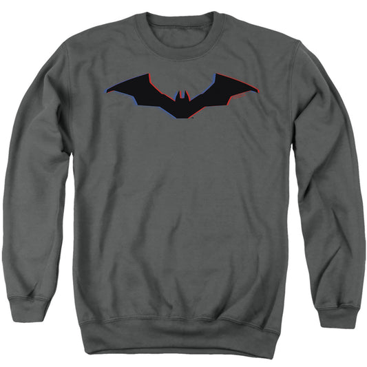 The Batman Tri-Color Bat Silhouette Licensed Adult Unisex Crewneck Sweatshirt