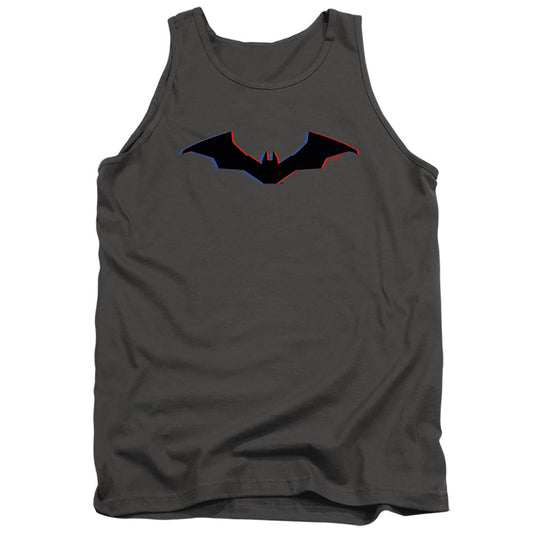 The Batman Tri-Color Bat Silhouette Licensed Adult Unisex Tank Top SM-2X