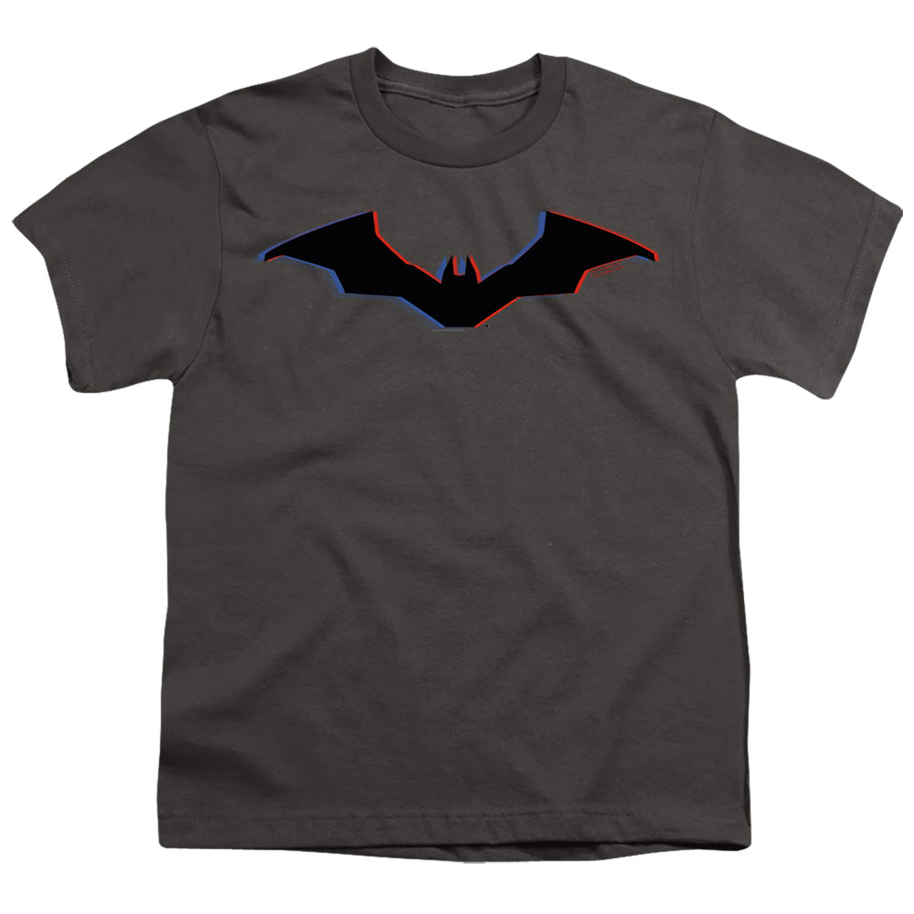 The Batman Tri-Color Bat Silhouette Licensed Kid's T-Shirt (Ages 4-7) SM-XL