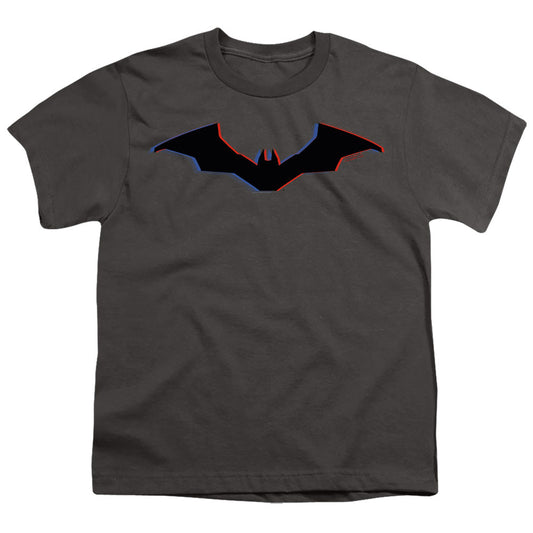 The Batman Tri-Color Bat Silhouette Licensed Kid's T-Shirt (Ages 4-7) SM-XL