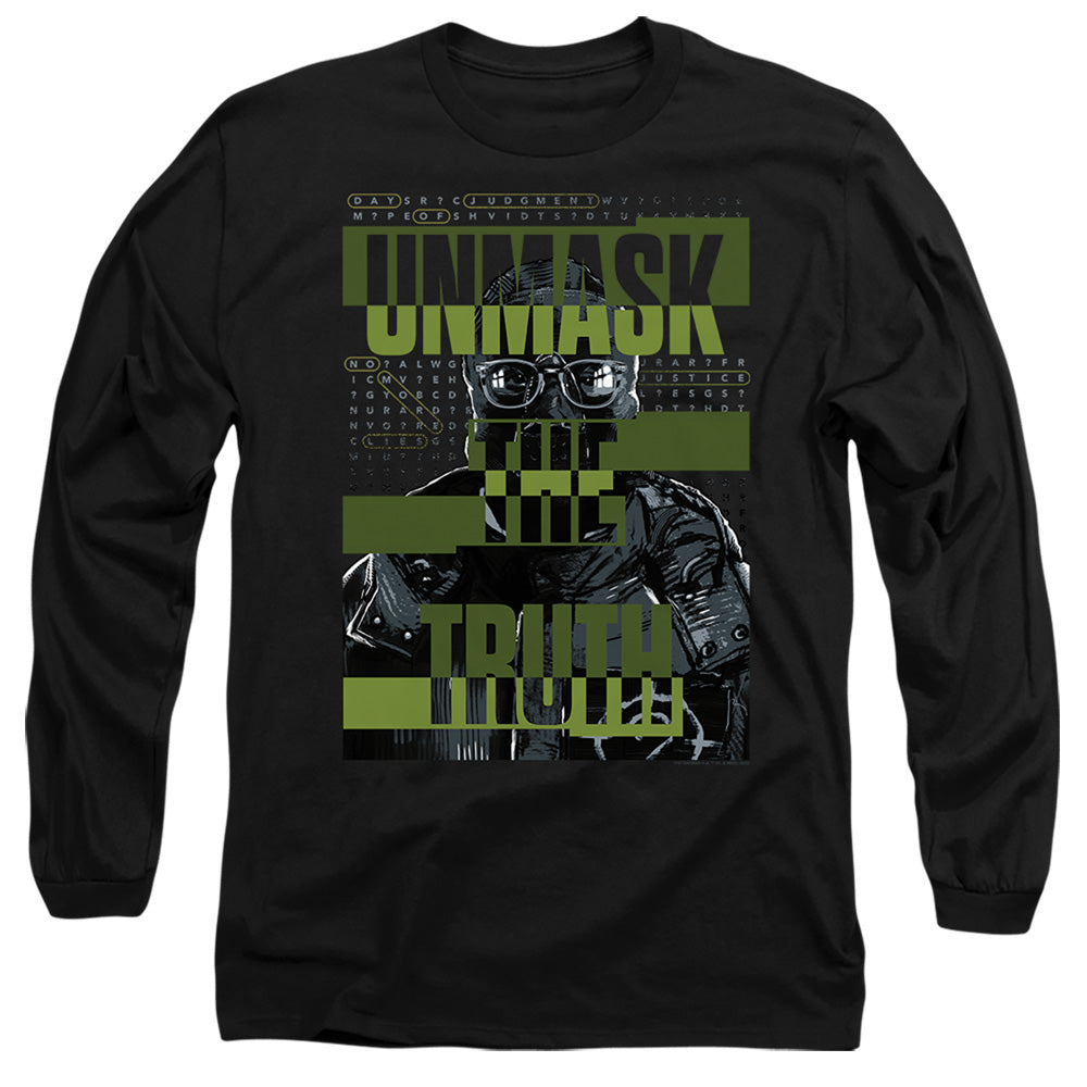 The Batman Unmask The Truth Licensed Adult Unisex Long Sleeve T-Shirt SM-3X