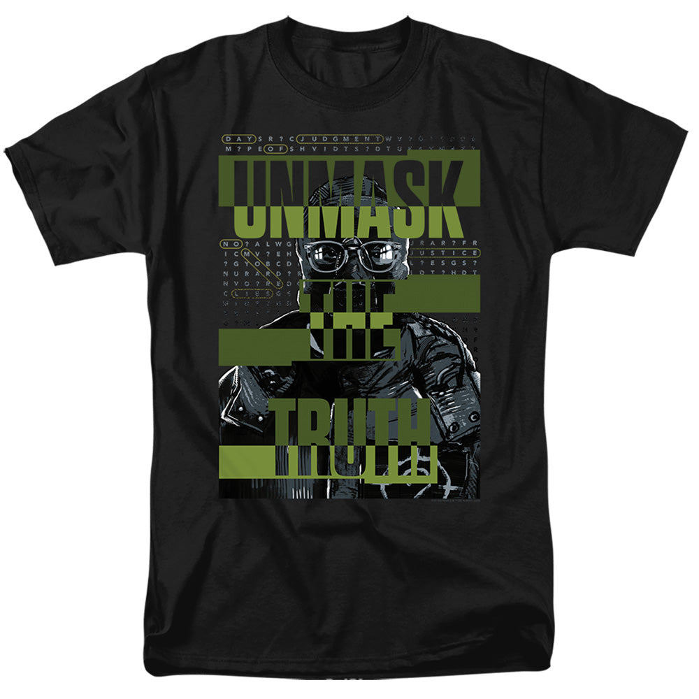The Batman Unmask The Truth Licensed Adult Unisex T-Shirt Regular Fit Tee SM-5X