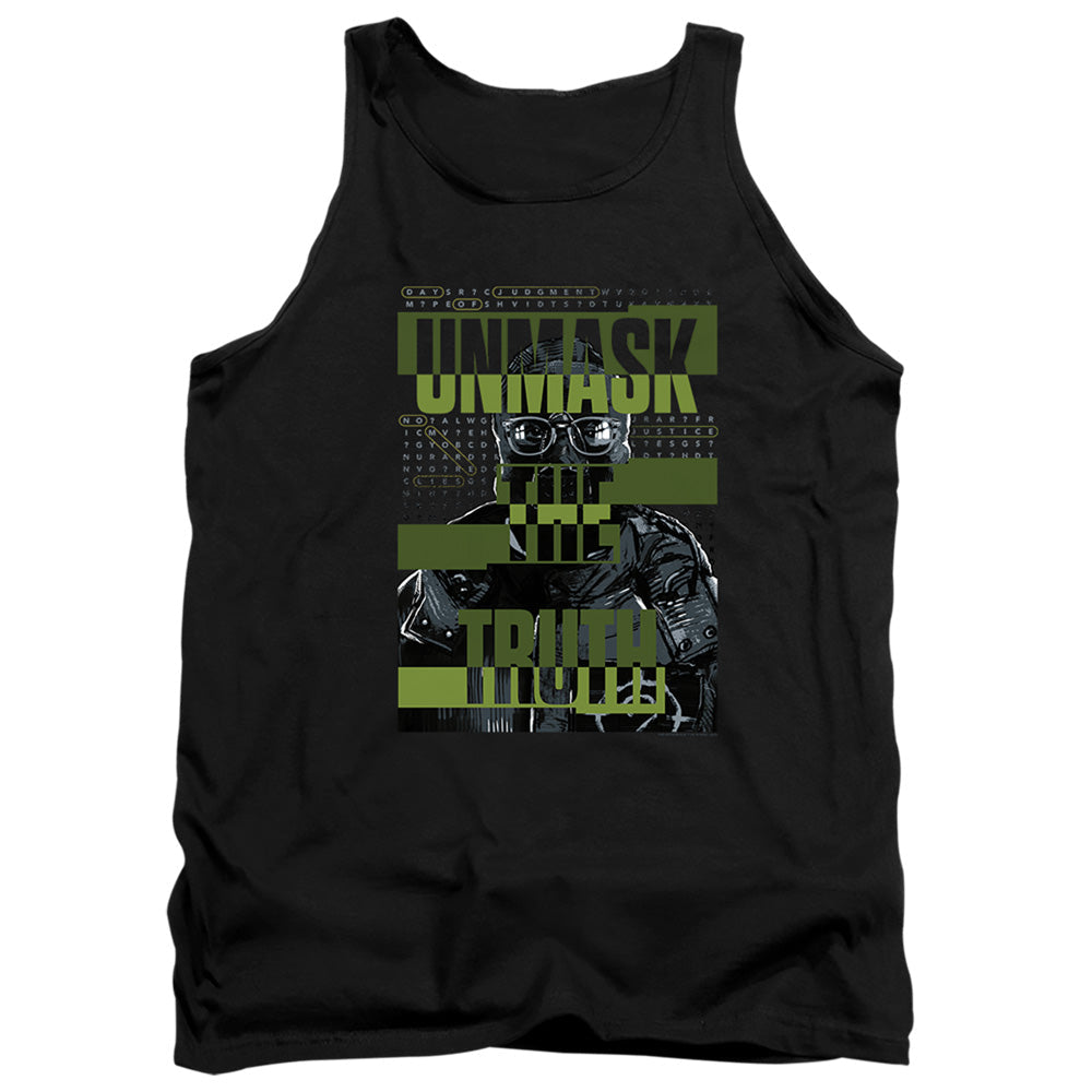 The Batman Unmask The Truth Licensed Adult Unisex Tank Top SM-2X