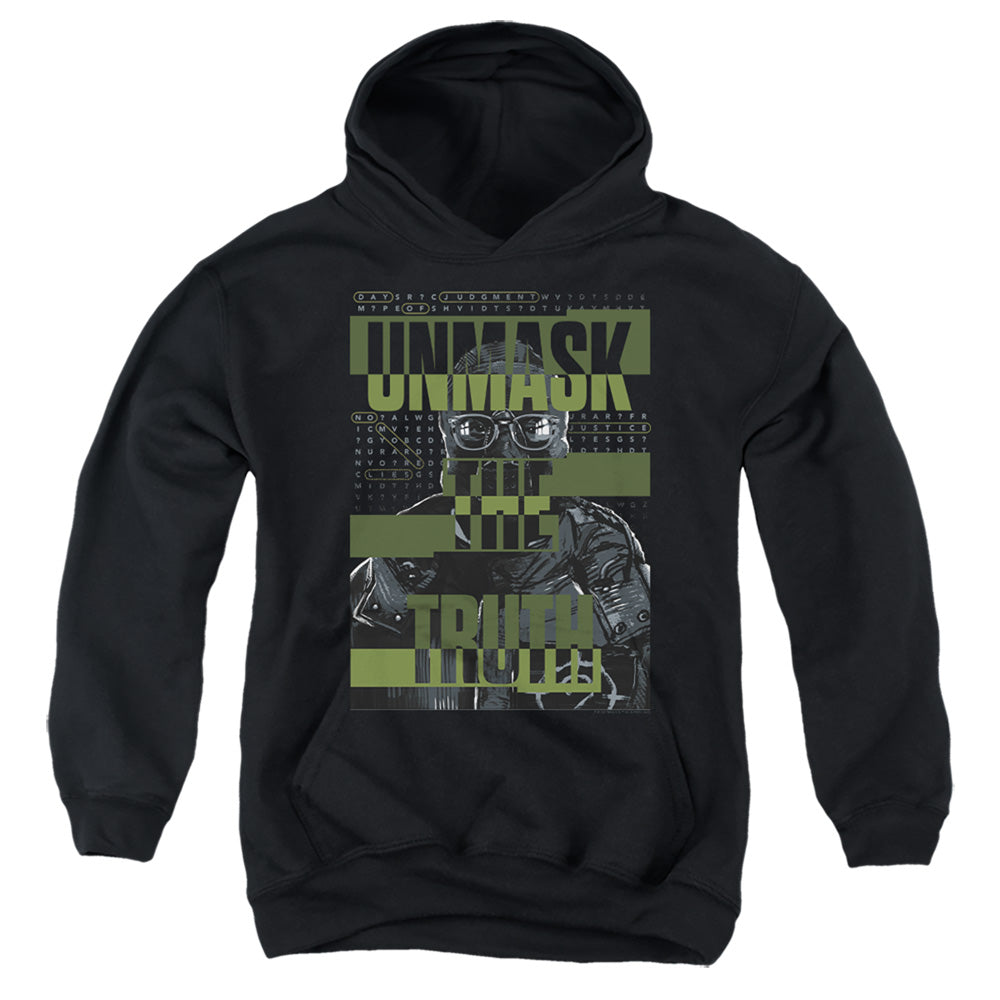The Batman Unmask The Truth Licensed Youth Hoodie (Ages 8-12) SM-XL