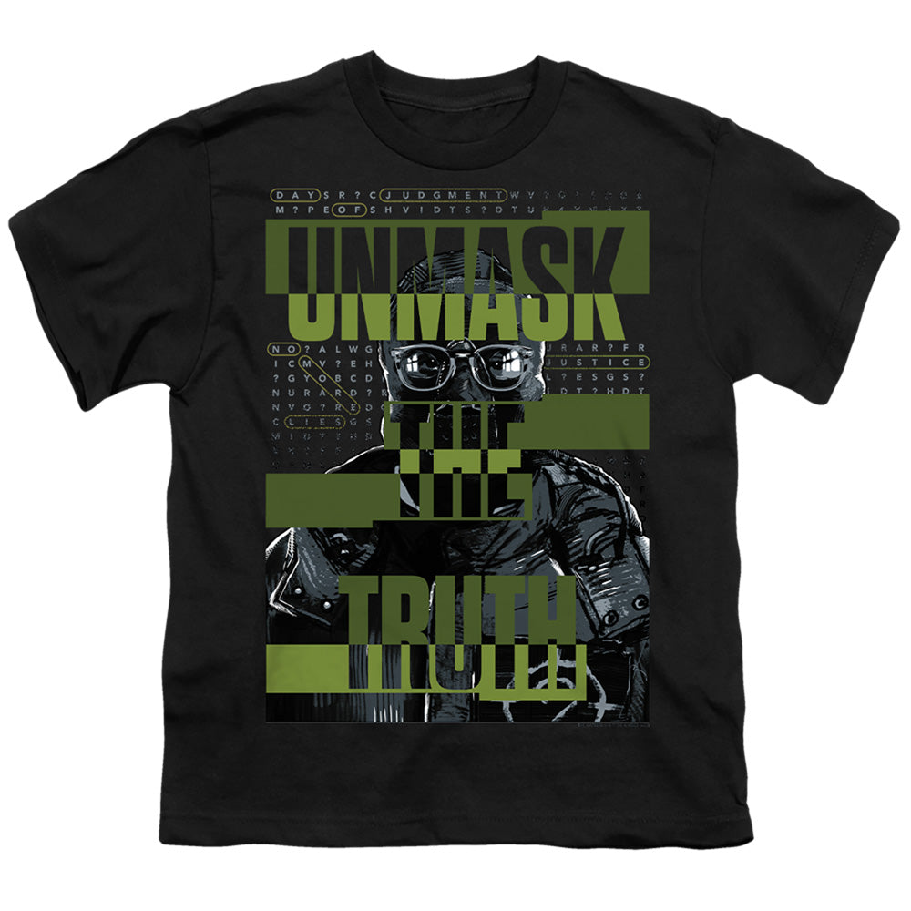 The Batman Unmask The Truth Licensed Kid's T-Shirt (Ages 4-7) SM-XL