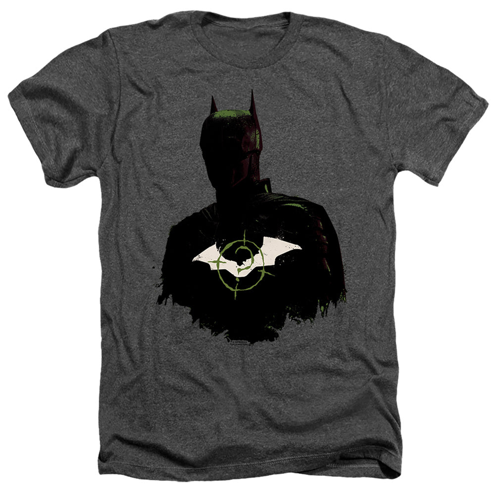 The Batman Silhouette With Riddler Logo Licensed Adult Unisex T-Shirt SM-3X