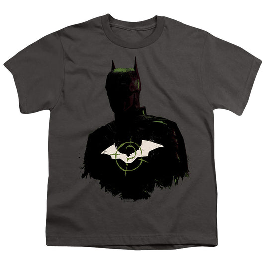 The Batman Silhouette With Riddler Logo Licensed Kid's T-Shirt (Ages 4-7) SM-XL