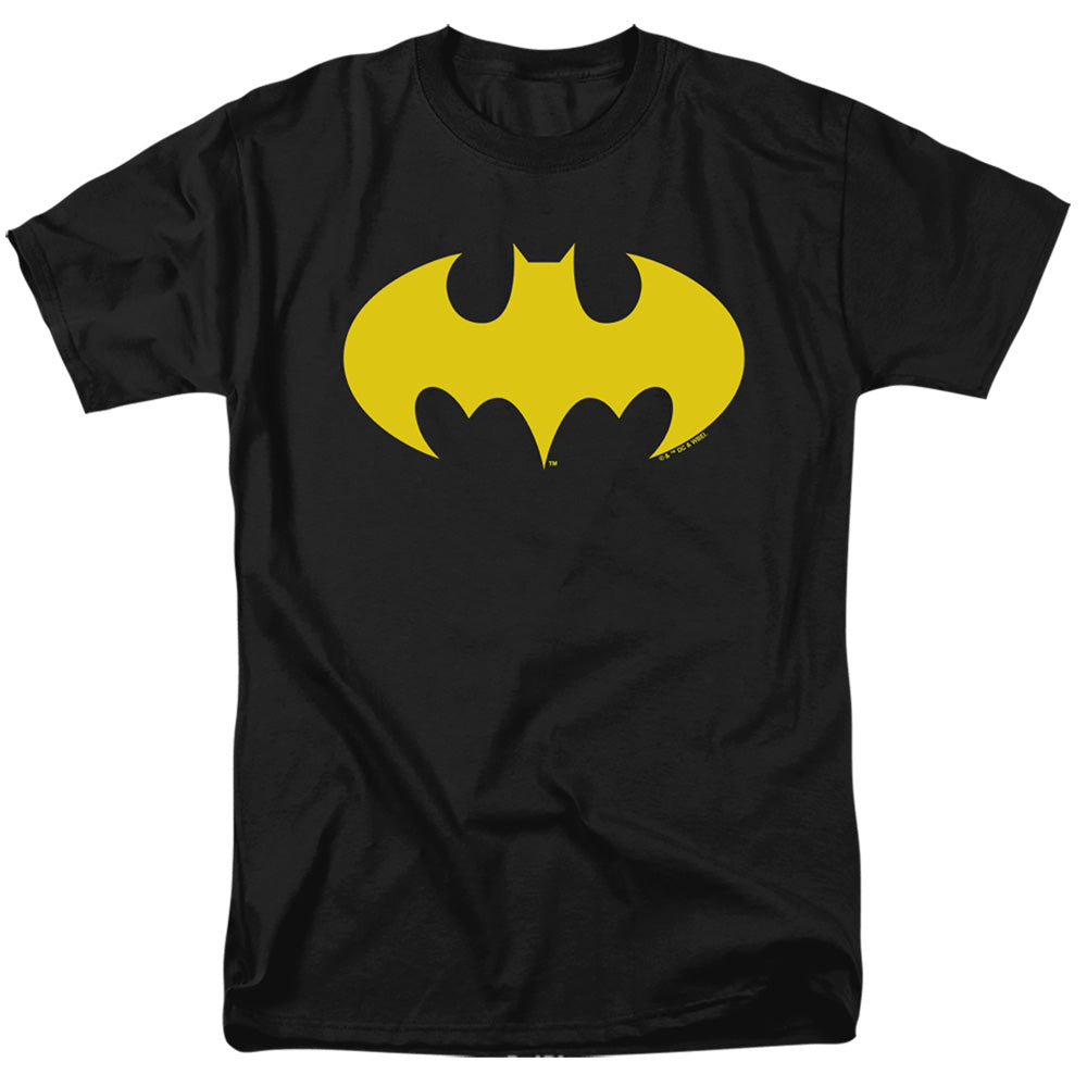 AN OFFCIALLY LICENSED BATMAN (1989) SYMBOL MEN'S REGULAR FIT T-SHIRT BLACK