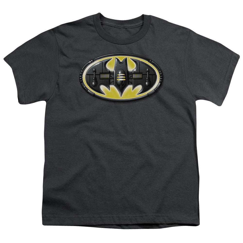 Batman Bat Mech Logo Licensed Kid's T-Shirt (Ages 4-7) XS-XL