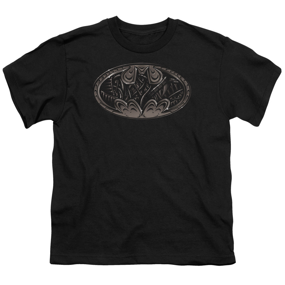 Batman Bio Mech Bat Shield Licensed Kid's T-Shirt (Ages 4-7) SM-XL