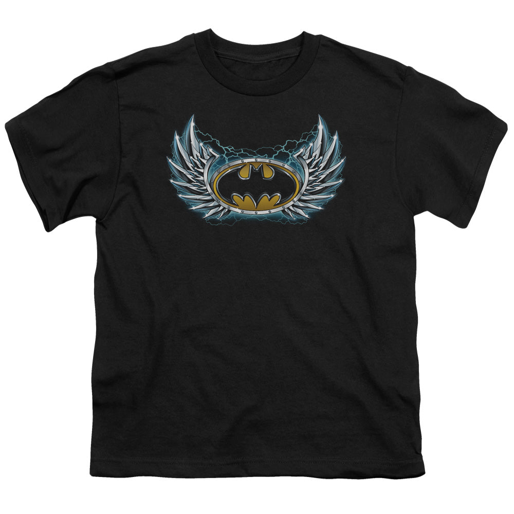 Batman Steel Wings Logo Licensed Kid's T-Shirt (Ages 4-7) SM-XL