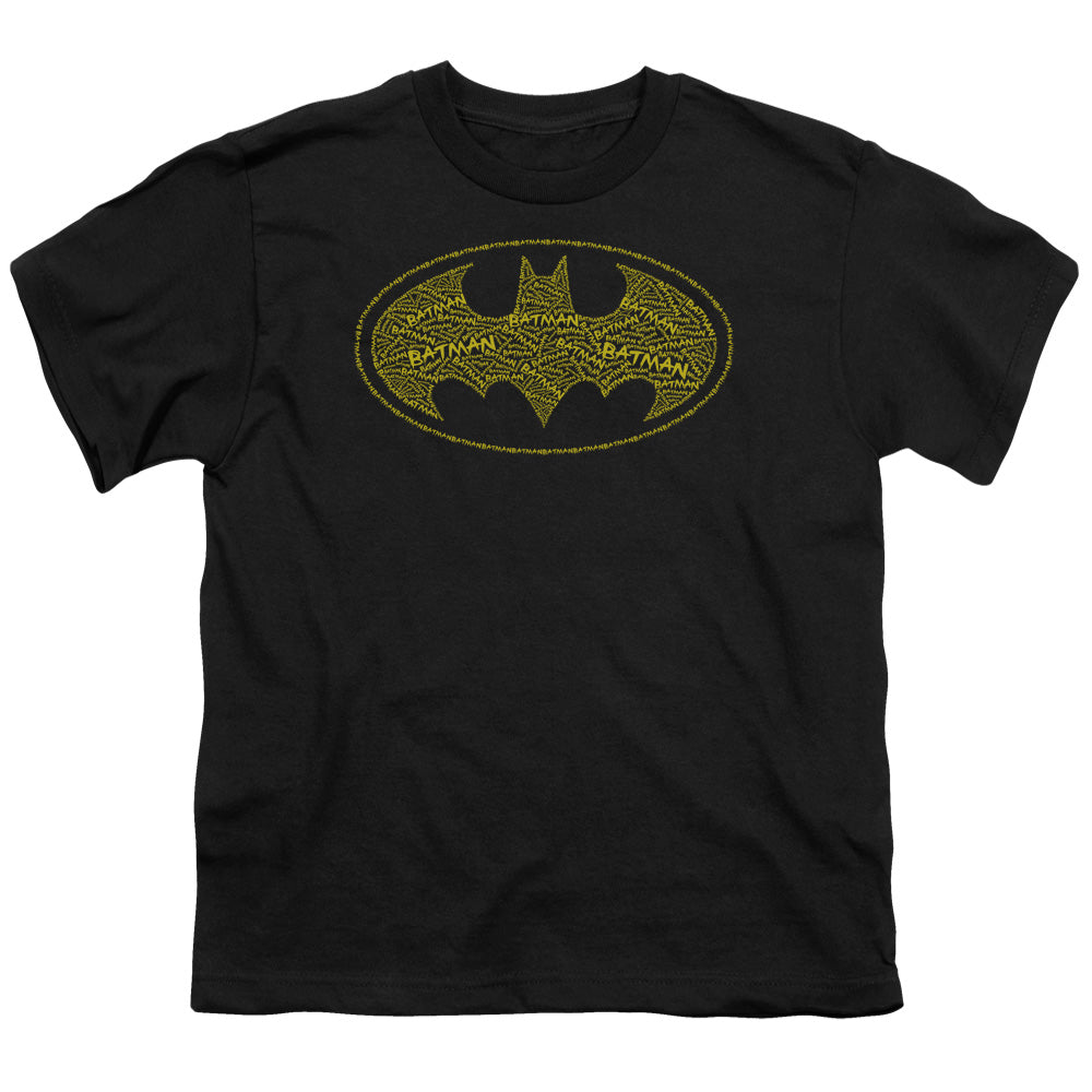 Batman Type Logo Licensed Kid's T-Shirt (Ages 4-7) SM-XL