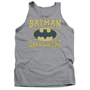 AN OFFCIALLY LICENSED BATMAN DARK KNIGHT JERSEY ADULT UNISEX TANK TOP ATHLETIC HEATHER