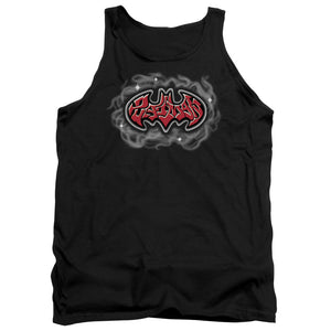 AN OFFCIALLY LICENSED BATMAN HIP HOP LOGO ADULT UNISEX TANK TOP BLACK