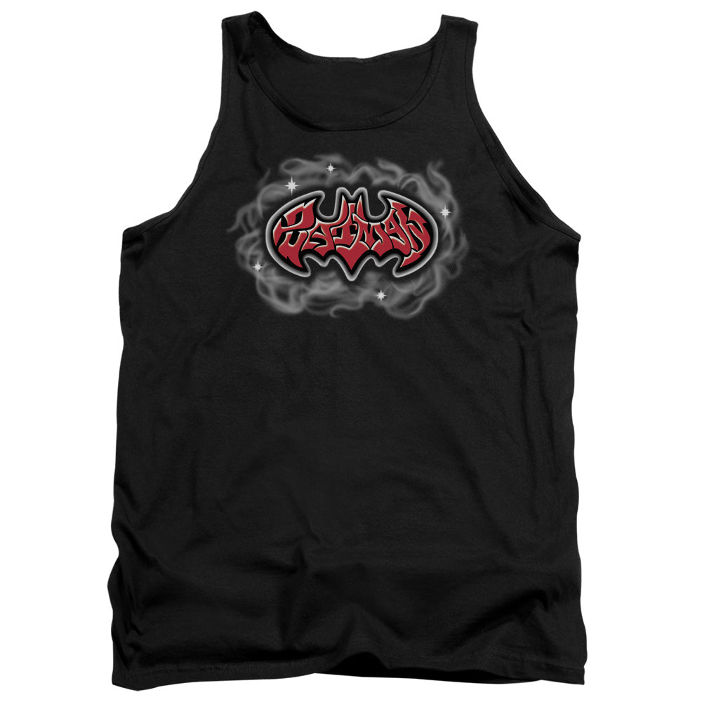 AN OFFCIALLY LICENSED BATMAN HIP HOP LOGO ADULT UNISEX TANK TOP BLACK