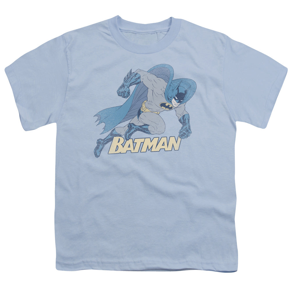 Batman Running Retro Licensed Kid's T-Shirt (Ages 4-7) XS-XL