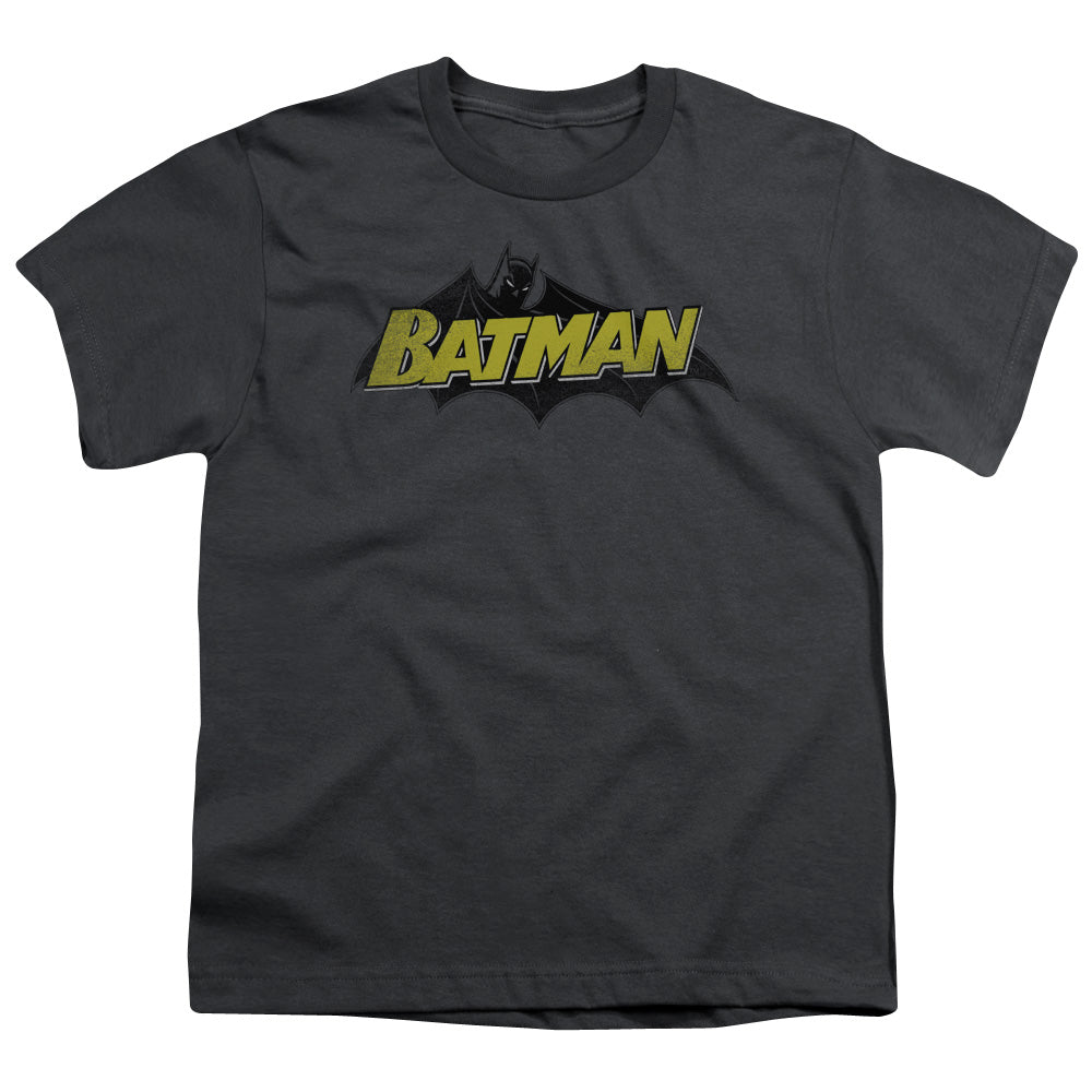 Batman Classic Comic Logo Licensed Kid's T-Shirt (Ages 4-7) XS-XL