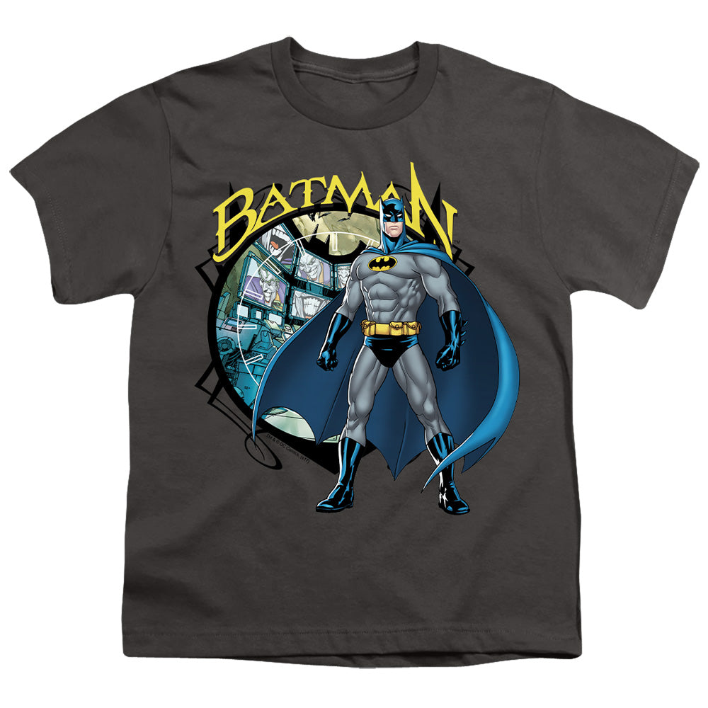 Batman Joker Case Files Licensed Kid's T-Shirt (Ages 4-7) XL
