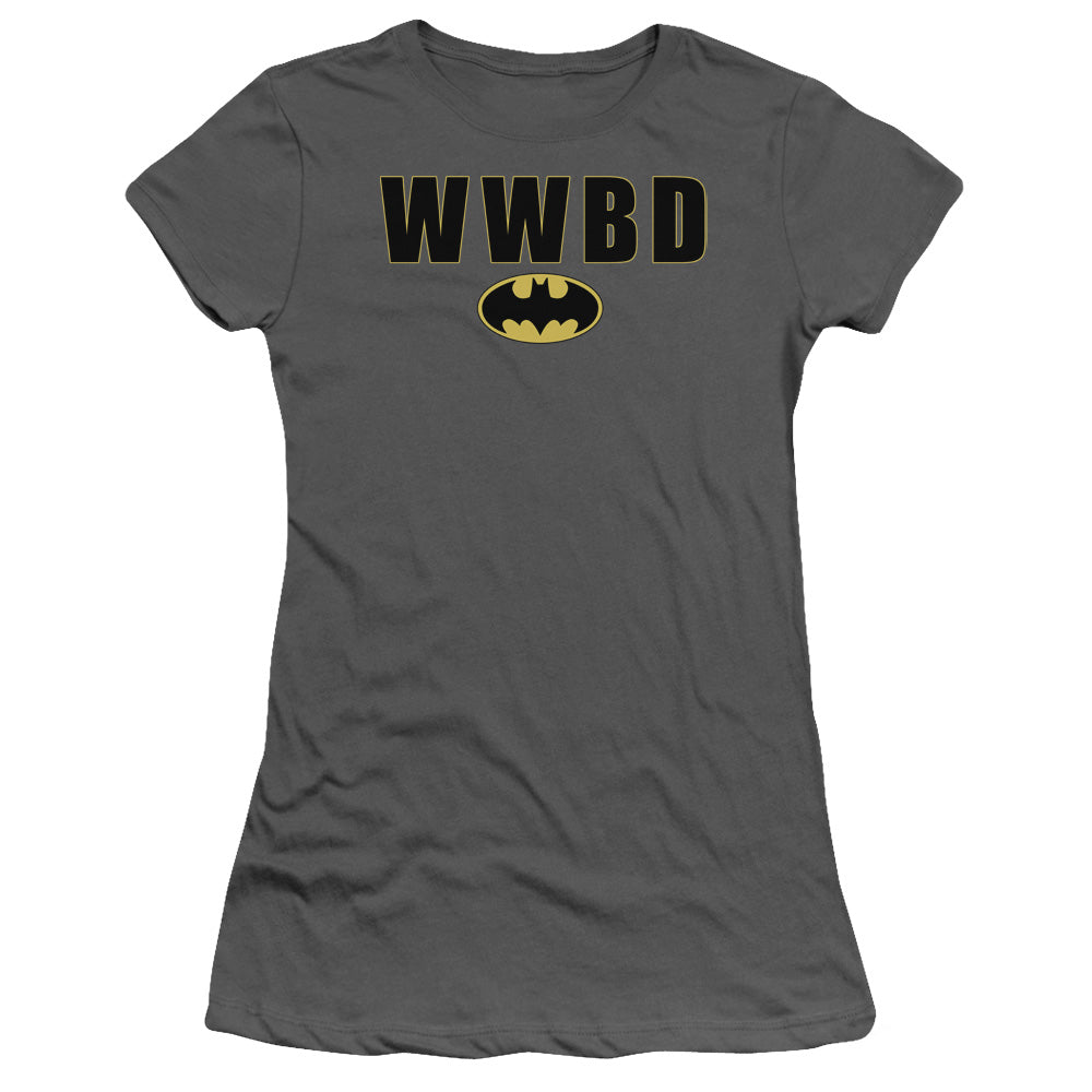 Batman Wwbd Logo Licensed Women's T-Shirt Juniors SM-XL