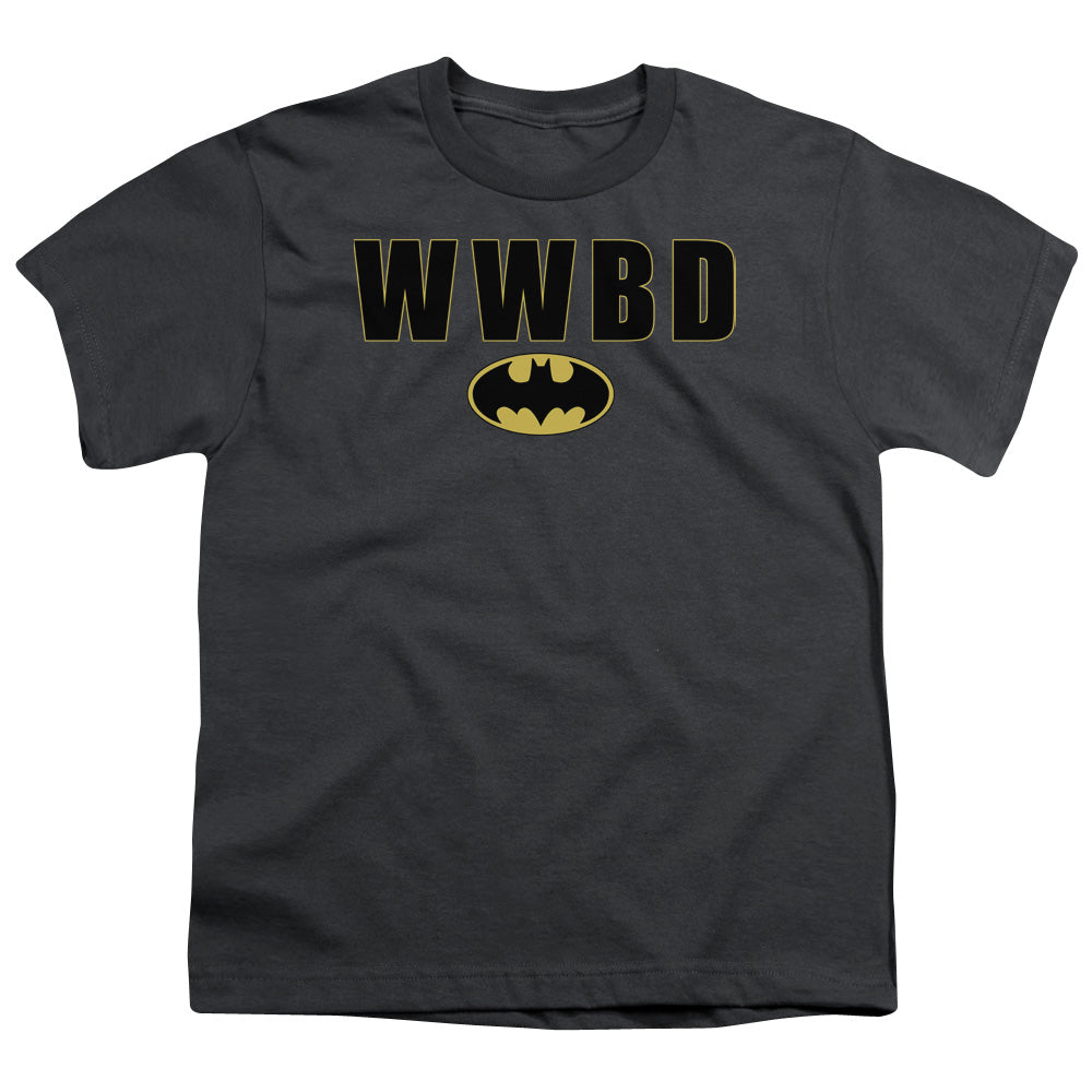 Batman Wwbd Logo Licensed Kid's T-Shirt (Ages 4-7) SM-XL