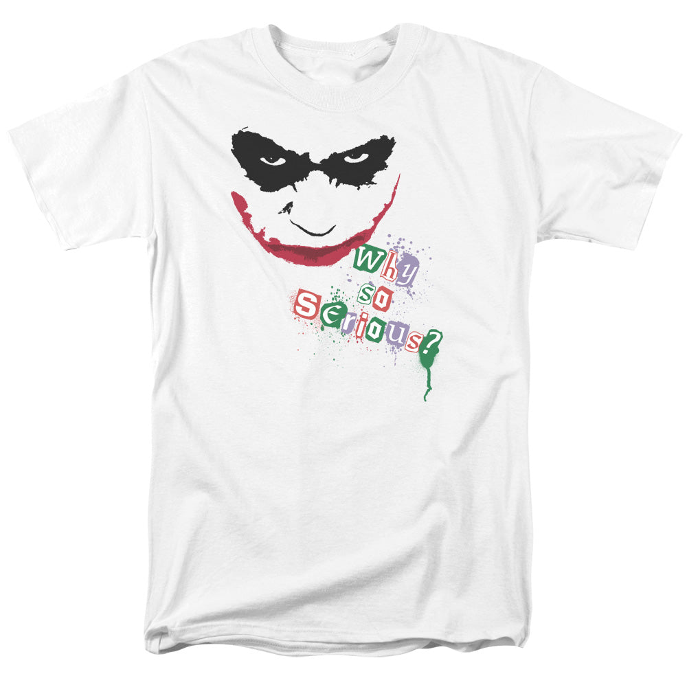Dark Knight Too Serious Licensed Adult Unisex T-Shirt Regular Fit Tee SM-3X