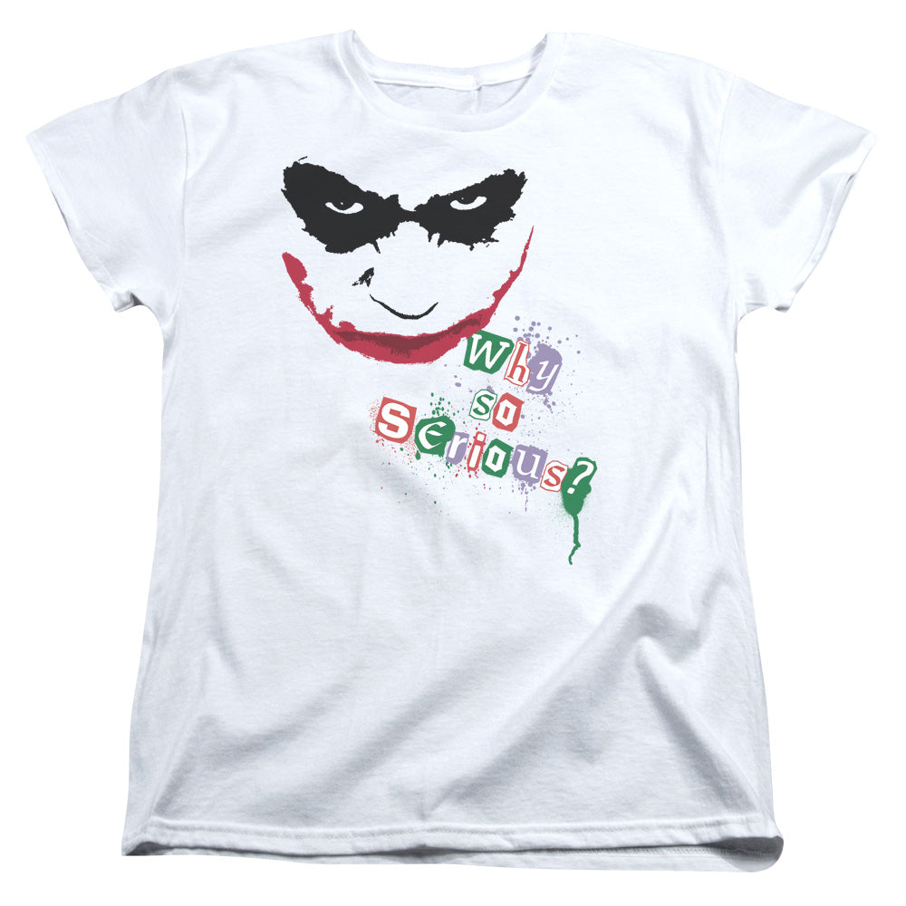 Dark Knight Too Serious Licensed Women's T-Shirt Regular Fit LG