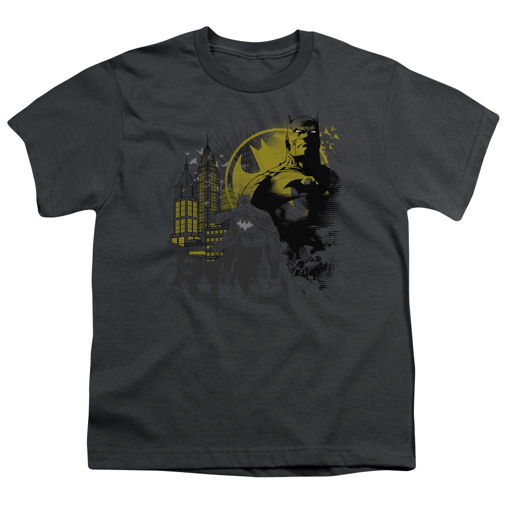 Batman The Dark City Licensed Kid's T-Shirt (Ages 4-7) SM-XL