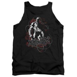 AN OFFCIALLY LICENSED BATMAN URBAN GOTHAM ADULT UNISEX TANK TOP BLACK
