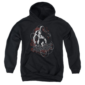 AN OFFCIALLY LICENSED BATMAN URBAN GOTHAM YOUTH HOODIE BLACK