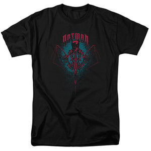 AN OFFCIALLY LICENSED BATMAN CARPE NOCTURN MEN'S REGULAR FIT T-SHIRT BLACK