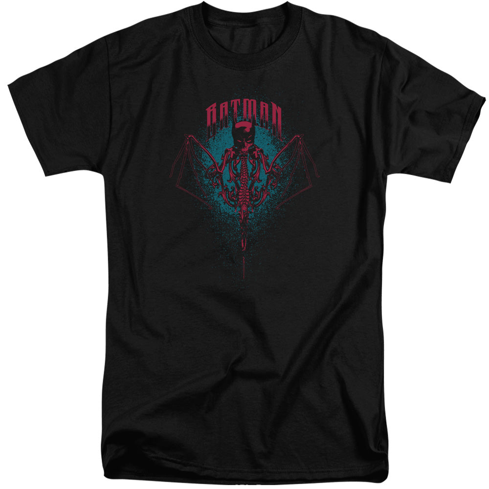 AN OFFCIALLY LICENSED BATMAN CARPE NOCTURN MEN'S TALL FIT T-SHIRT BLACK