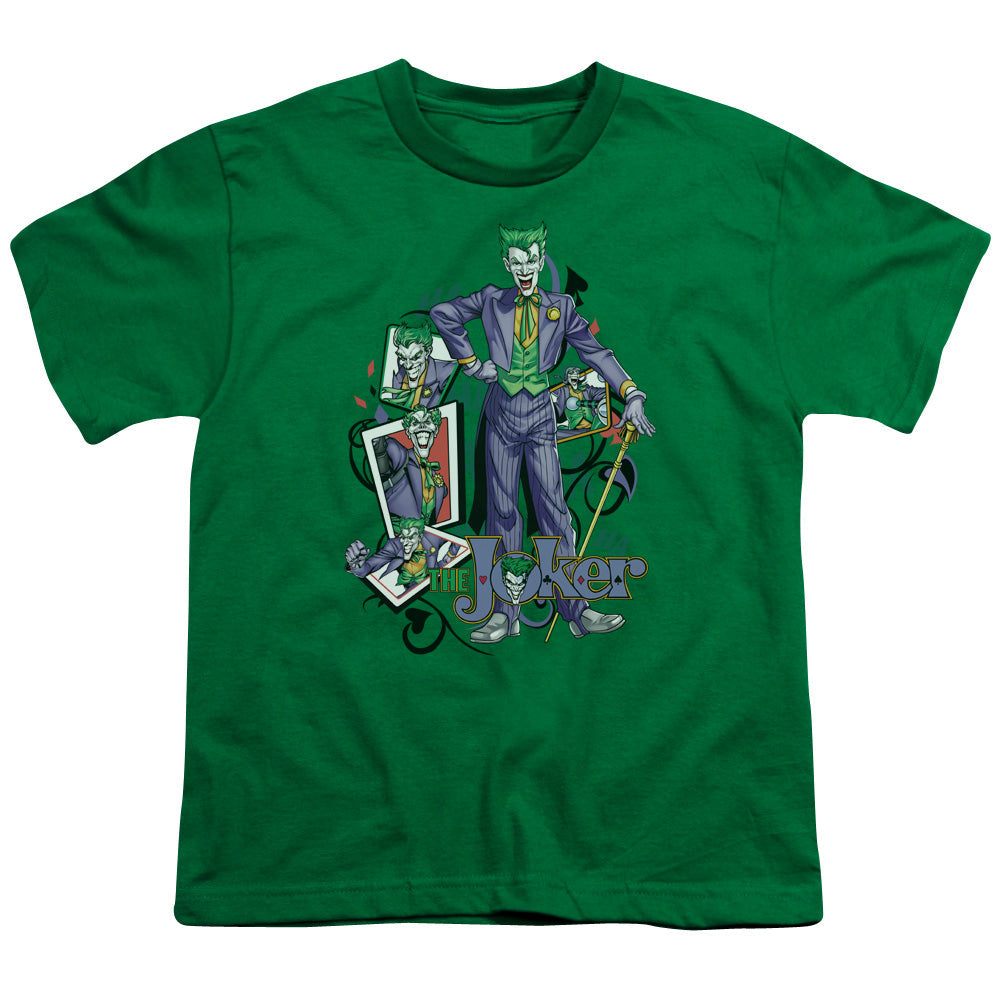 Batman Wild Cards Licensed Kid's T-Shirt (Ages 4-7) XS-LG
