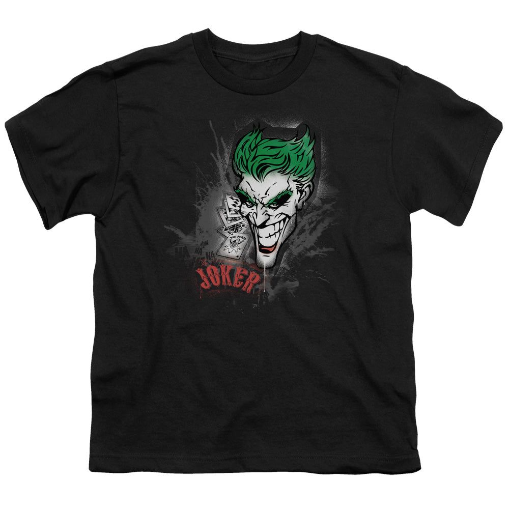 Batman Joker Sprays The City Licensed Kid's T-Shirt (Ages 4-7) SM-XL