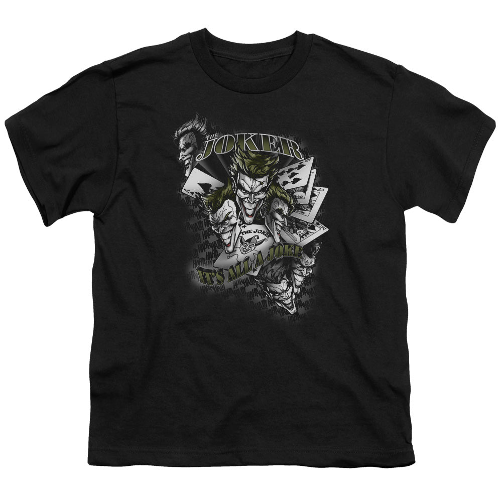 Batman Its All A Joke Licensed Kid's T-Shirt (Ages 4-7) SM-XL