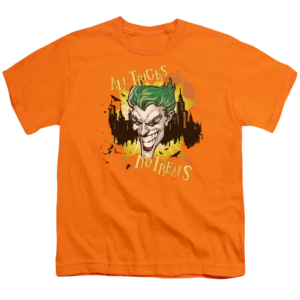 Batman All Tricks  No Treats Licensed Kid's T-Shirt (Ages 4-7) SM-XL