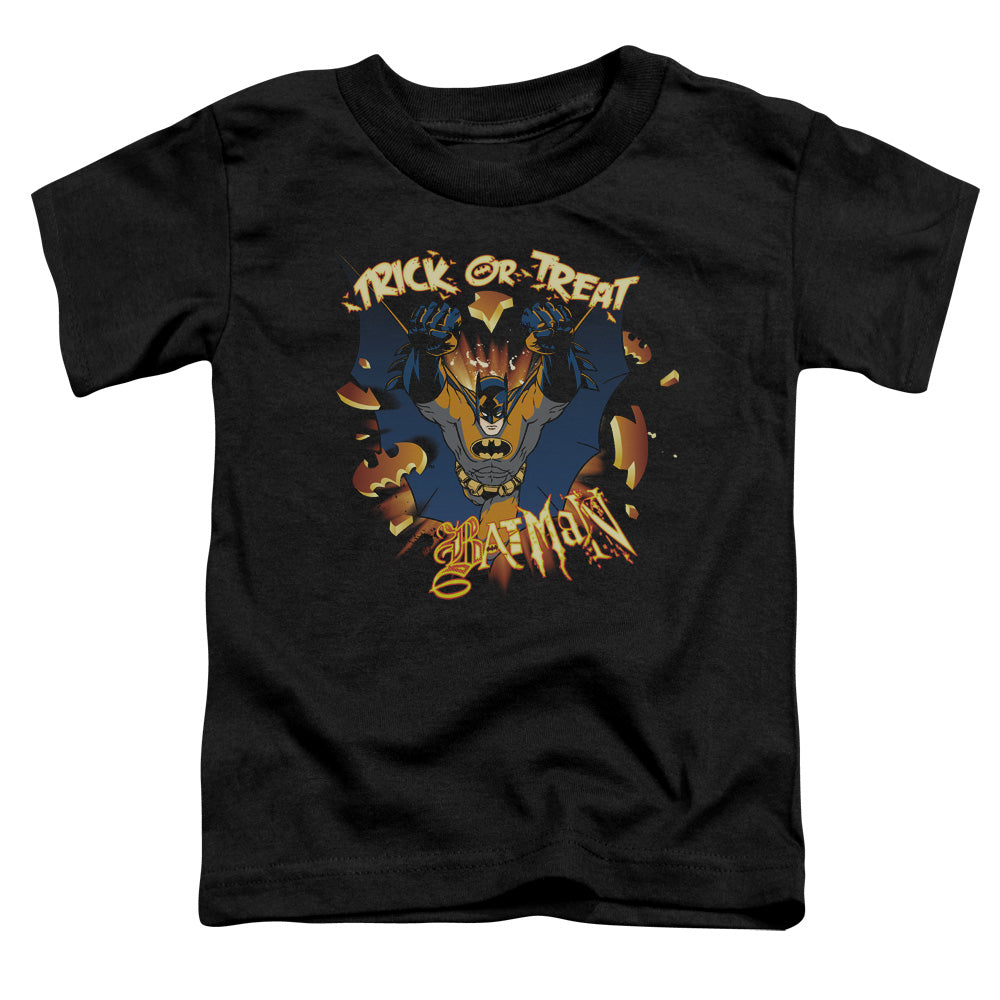 Batman Pumpkin Burst Licensed Toddler T-Shirt LG