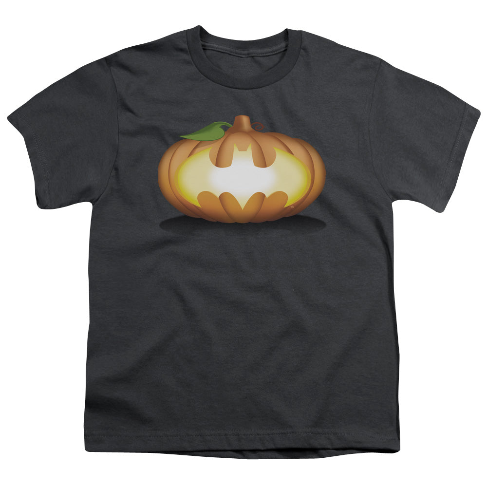 Batman Bat Pumpkin Logo Licensed Kid's T-Shirt (Ages 4-7) XS-XL