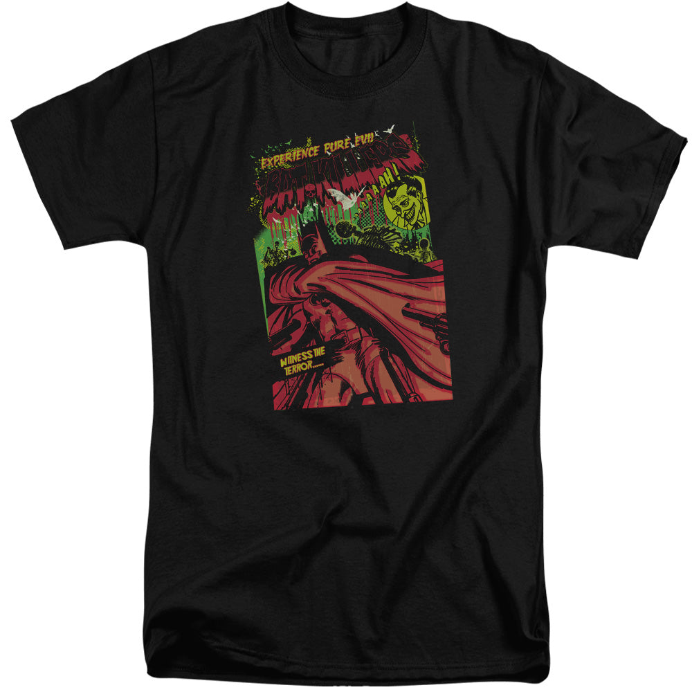 AN OFFCIALLY LICENSED BATMAN BAT KILLERS MEN'S TALL FIT T-SHIRT BLACK