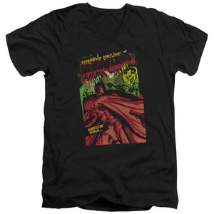 AN OFFCIALLY LICENSED BATMAN BAT KILLERS MEN'S V-NECK T-SHIRT BLACK