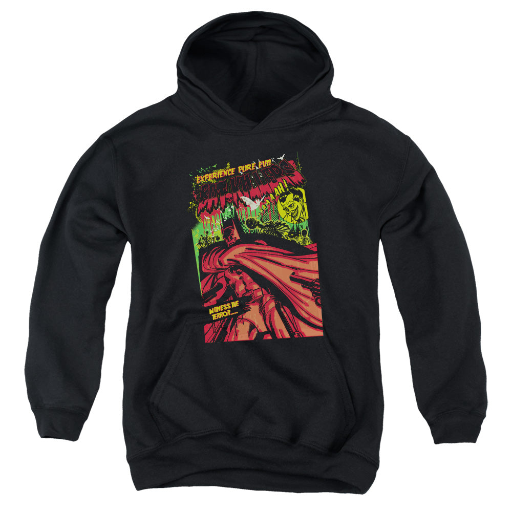 AN OFFCIALLY LICENSED BATMAN BAT KILLERS YOUTH HOODIE BLACK